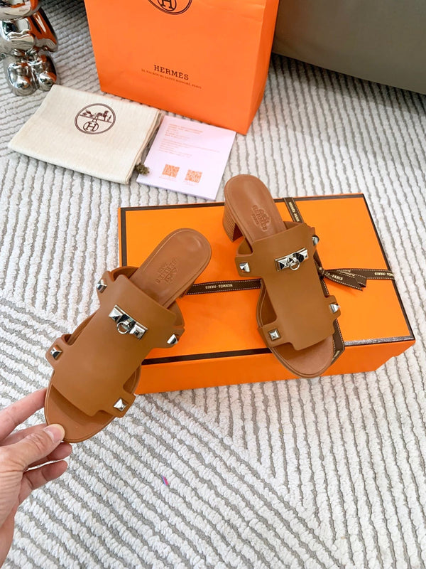 Sandalo HM Invincible 50 in pelle di agnello marrone 963263