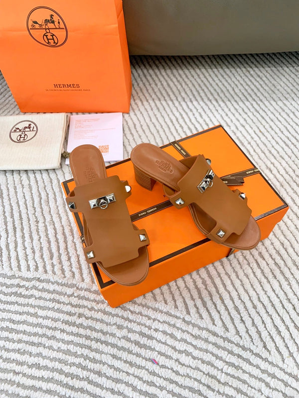 Sandalo HM Invincible 50 in pelle di agnello marrone 963263