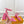 shake platform 90 pink calfskin
