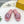 FENDI THICK SOLE 3 CM SEQUIN SLIPPER ROUGH PINK