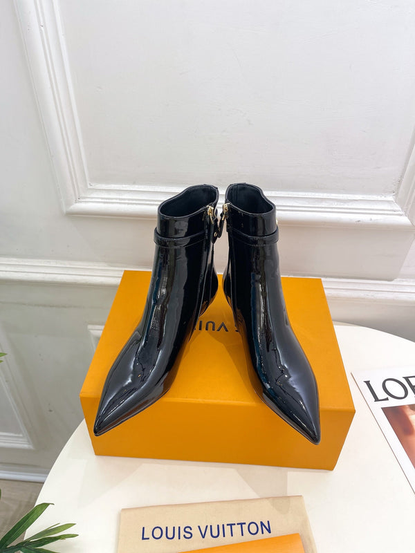 Stivaletto LV Stellar 40mm in pelle di vitello nera lucida