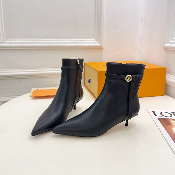 Stivaletto LV Stellar 40mm in pelle di vitello nera liscia