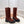 Miu short Boots Red Brown Sude