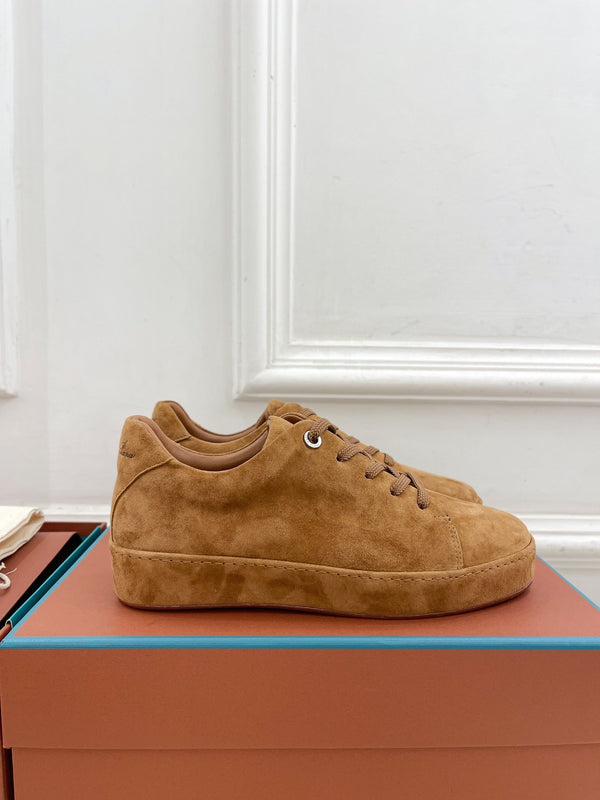 Sneaker LP Nuage in pelle scamosciata caramello chiaro 988295
