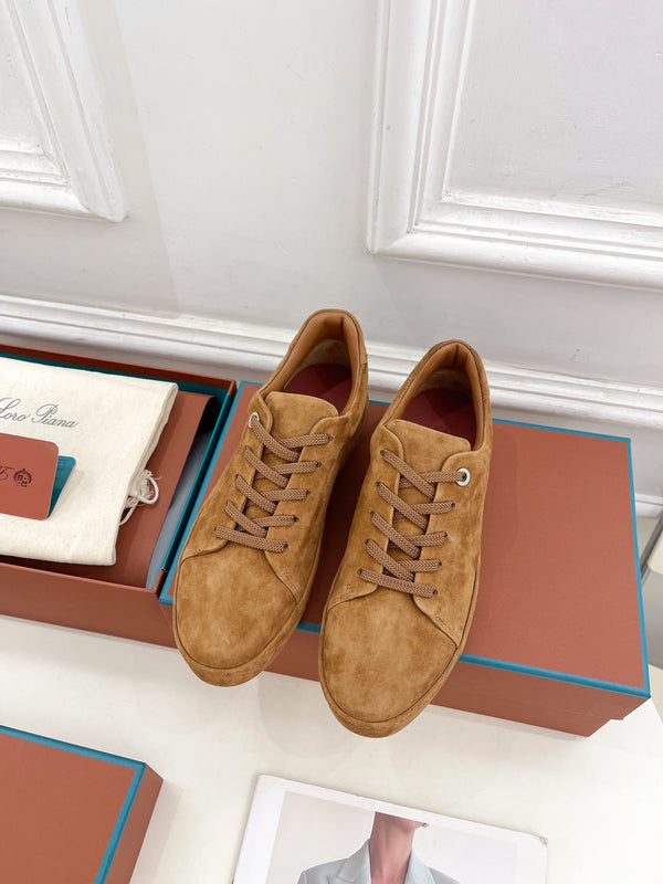 Sneaker LP Nuage in pelle scamosciata caramello chiaro 988295