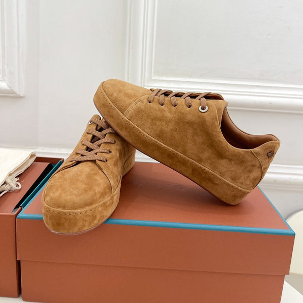 Sneaker LP Nuage in pelle scamosciata caramello chiaro 988295