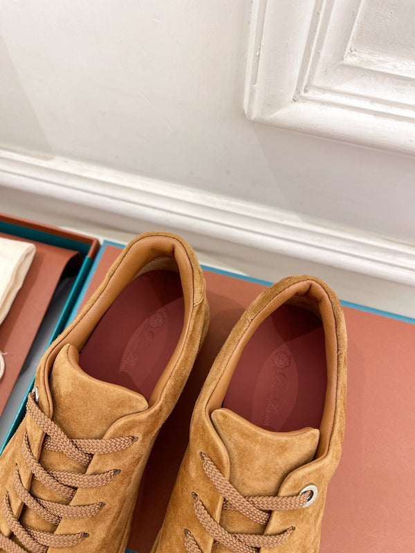 Sneaker LP Nuage in pelle scamosciata caramello chiaro 988295