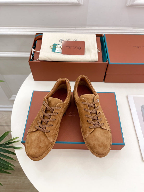 Sneaker LP Nuage in pelle scamosciata caramello chiaro 988295