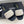 CC Flat Sandal In White Mix Black Calfskin