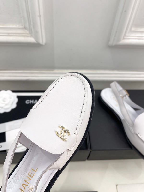 CC 25S Loafer White Calfskin