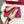 Valet Du Roi Slingback Pumps 20mm Beige Burgundy Goatskin 307483