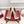VT 25 Bepointy Pump 8cm White Brown Lambskin 325524