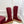 Gucci 25𝐬𝐬 hight boots wine red suede 435368
