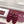 Mules plates Horsebit GG 26 velours rouge strass 587081