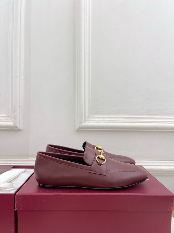 GG 26s Loafer With Horsebit Burgundy Leather 640283