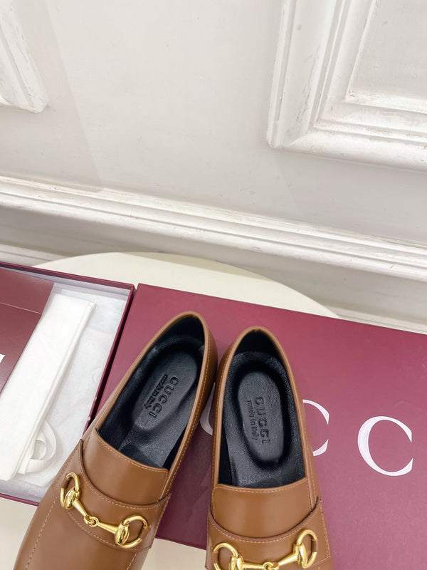 GG 26s Loafer With Horsebit Brown Leather 640284