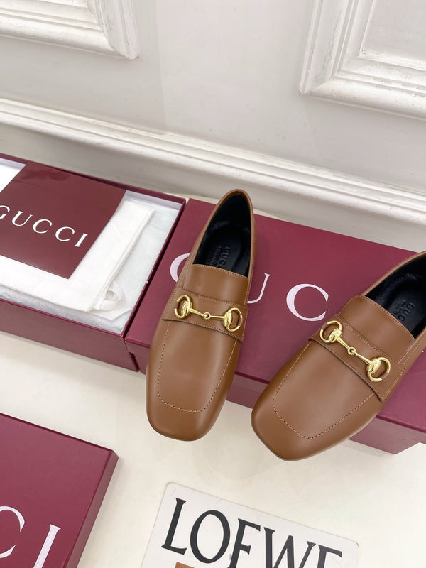 GG 26s Loafer With Horsebit Brown Leather 640284