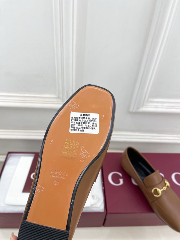 GG 26s Loafer With Horsebit Brown Leather 640284