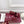 GG 26s Slide Sandal 5.5cm With Horsebit Burgundy Canvas 640298