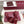 GG 26s Slide Sandal 5.5cm With Horsebit Burgundy Canvas 640298