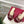 Vlogo Slides Burgundy Croc-Embossed Leather 746270
