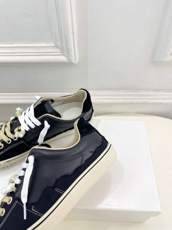 MM 26s New Evolution Sneakers Black Canvas Calfskin 947483