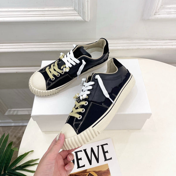 MM 26s New Evolution Sneakers Black Canvas Calfskin 947483