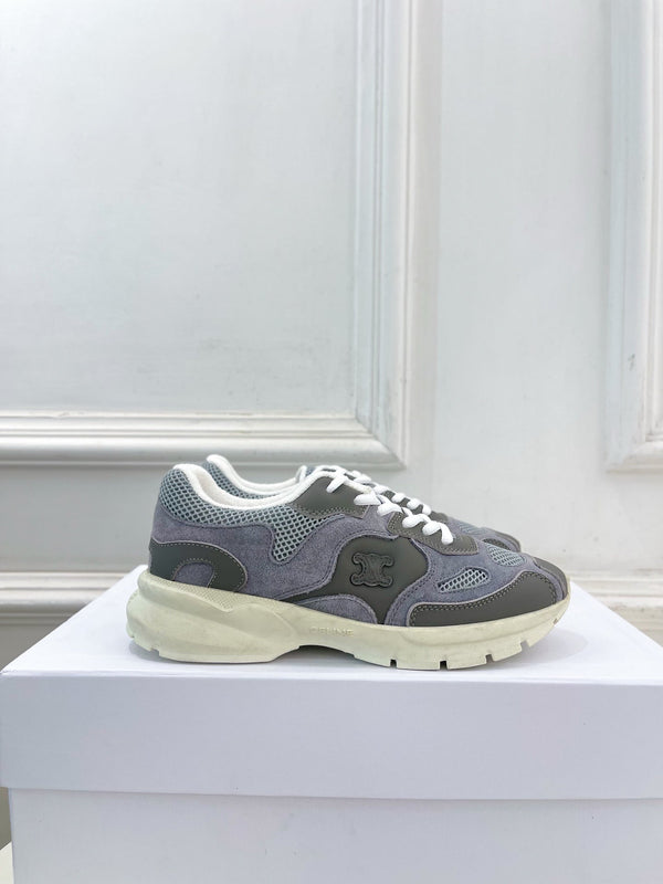 CE 26s Runner Sneaker Grey Mesh Suede 947585
