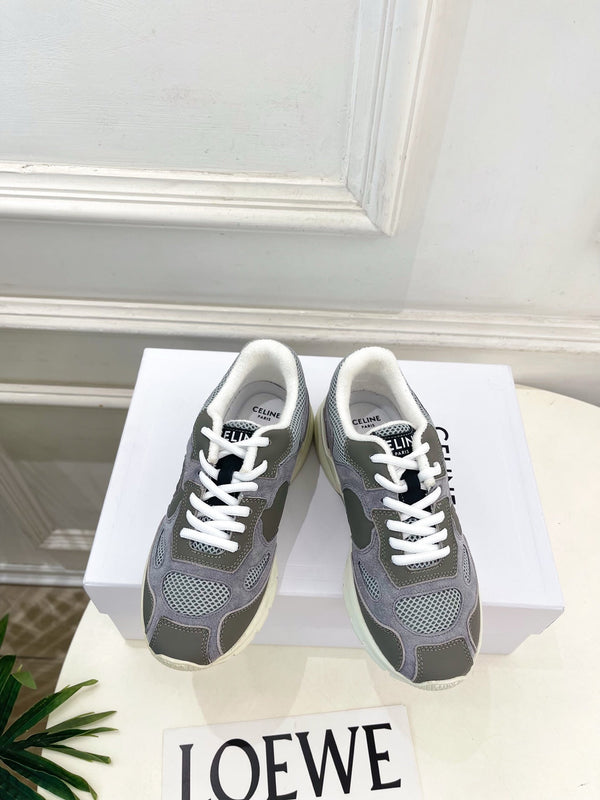 CE 26s Runner Sneaker Grey Mesh Suede 947585