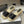CC 26s Camellia Slippers Beige Black Rope Smooth Leather 649402