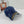 MM DISTRESSED EMBROIDERED BASEBALL CAP DENIM