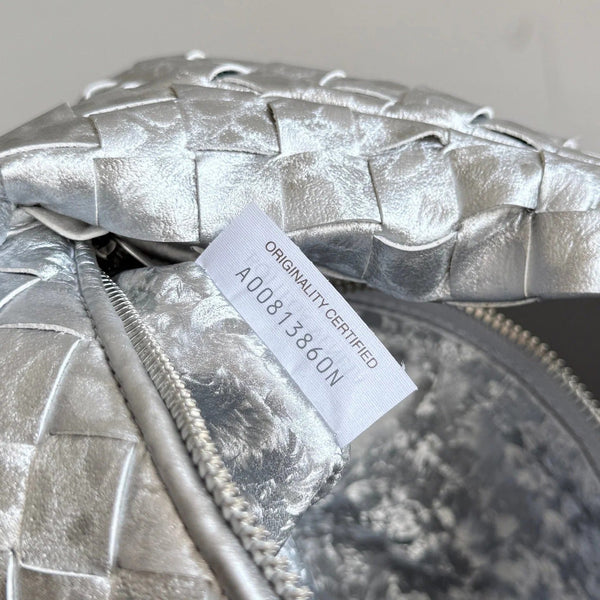 Bottega Veneta 2026 Sac Jodie 23cm Agneau Argenté 137034
