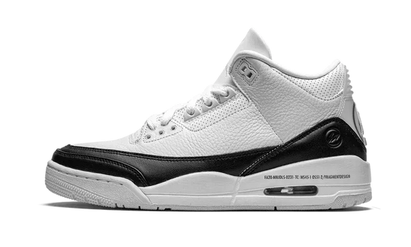 Nike Air Jordan 3 White Black Cowhide