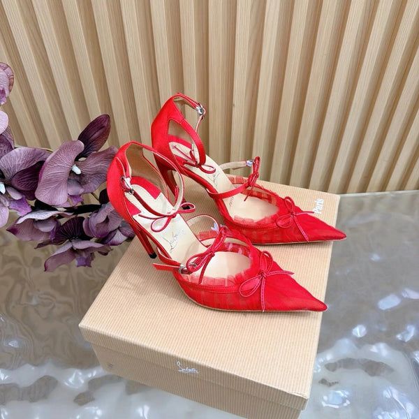 CL 2026 Travalata 85MM Tutulle Pumps Mesh Satin 698234