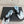CC 26s Thong Sandals Blue Pastel Black Rubber Leather 647683