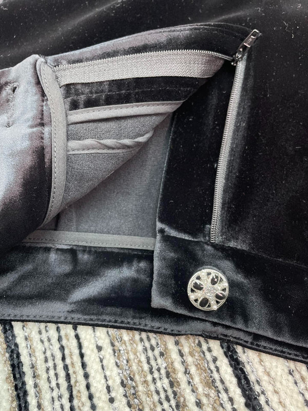 CHANEL 25S PANTALON DROIT EN VELOURS 445