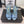 CC 26 Sandales Strass 75mm Agneau Bleu 611732