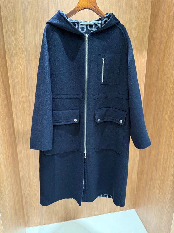 HERMES 25S WOOL COAT 102