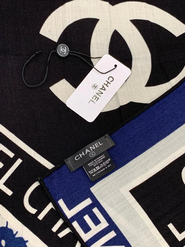ÉCHARPE CHANEL 25S 135 CM EN CACHEMIRE ET SOIE 943320