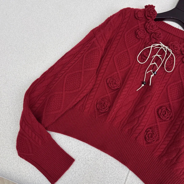 MIUMIU KNITTED SWEATER STYLE 665
