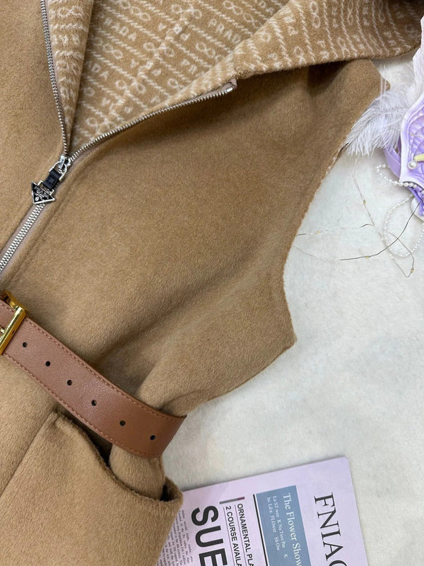 PRADA GILET MANTEAU EN LAINE 25S 476