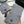 SET SCARF AND HAT IN RHINO GRAY WOOL AND RABBIT FUR 397407