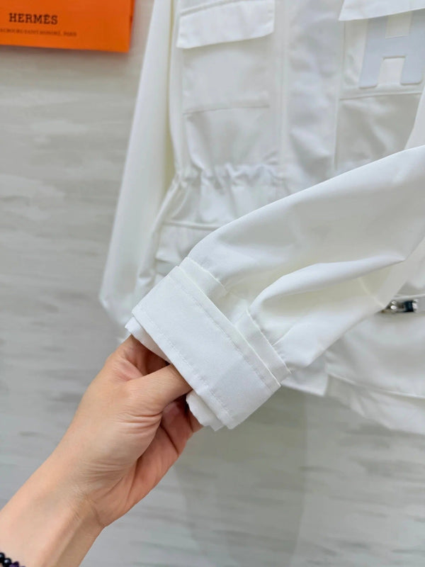 HERMES 25S HOODED JACKET 073