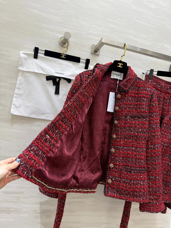 ENSEMBLE TAILLEUR TWEED CHANEL 25S 633