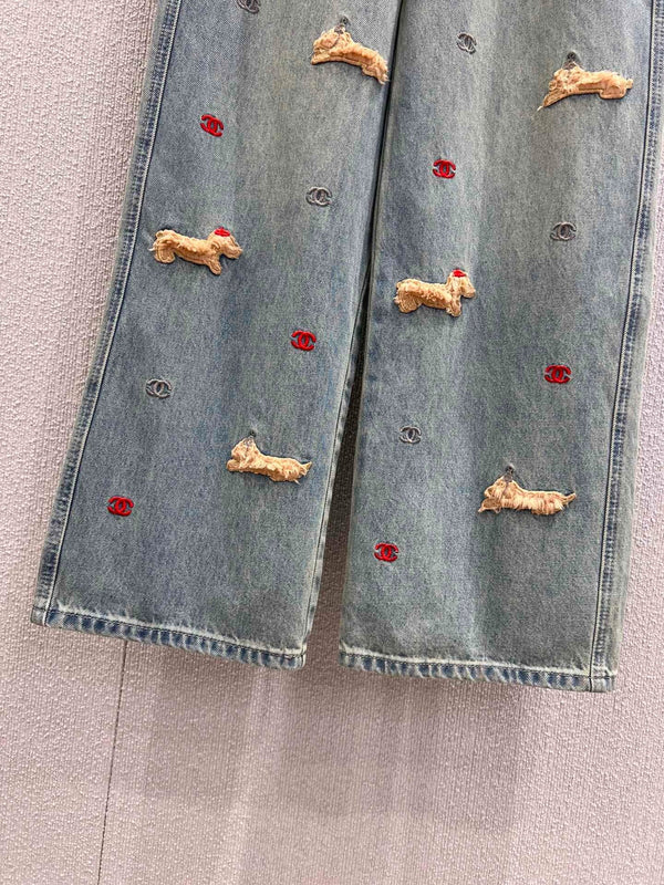 CHANEL 25S DENIM JEANS STYLE 124