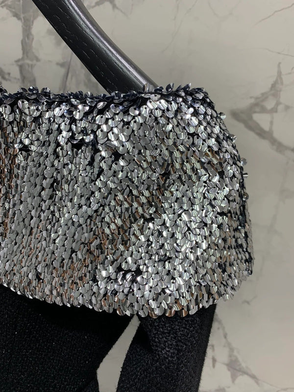 YSL 25S VESTE À PAILLETTES ÉPAULES DÉCOUVERTES STYLE 185