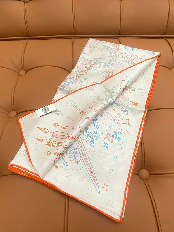 HERMES 25S SCARF 90 IN SILK 709689