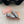 BOW MARY JANE FLAT IN SILVER LAMBSKIN