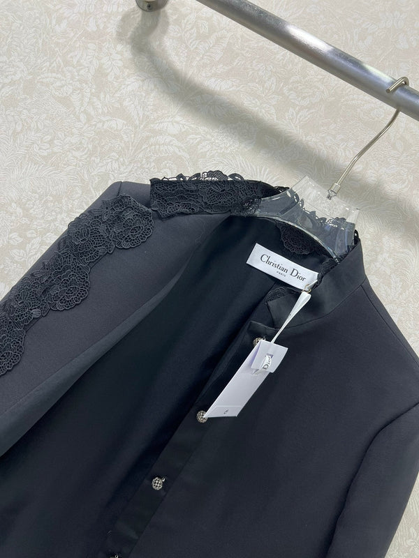 DIOR 25S SILK-BLEND KNIT JACKET STYLE 172