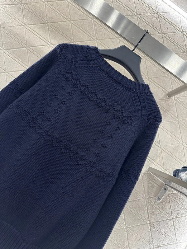 CHANEL 25S EMBROIDERED CROCHET SWEATER 348